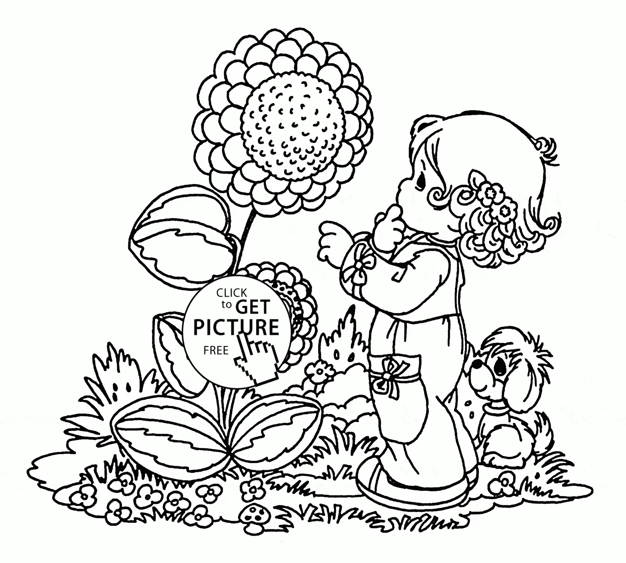 Spring Flowers Coloring Pages 31