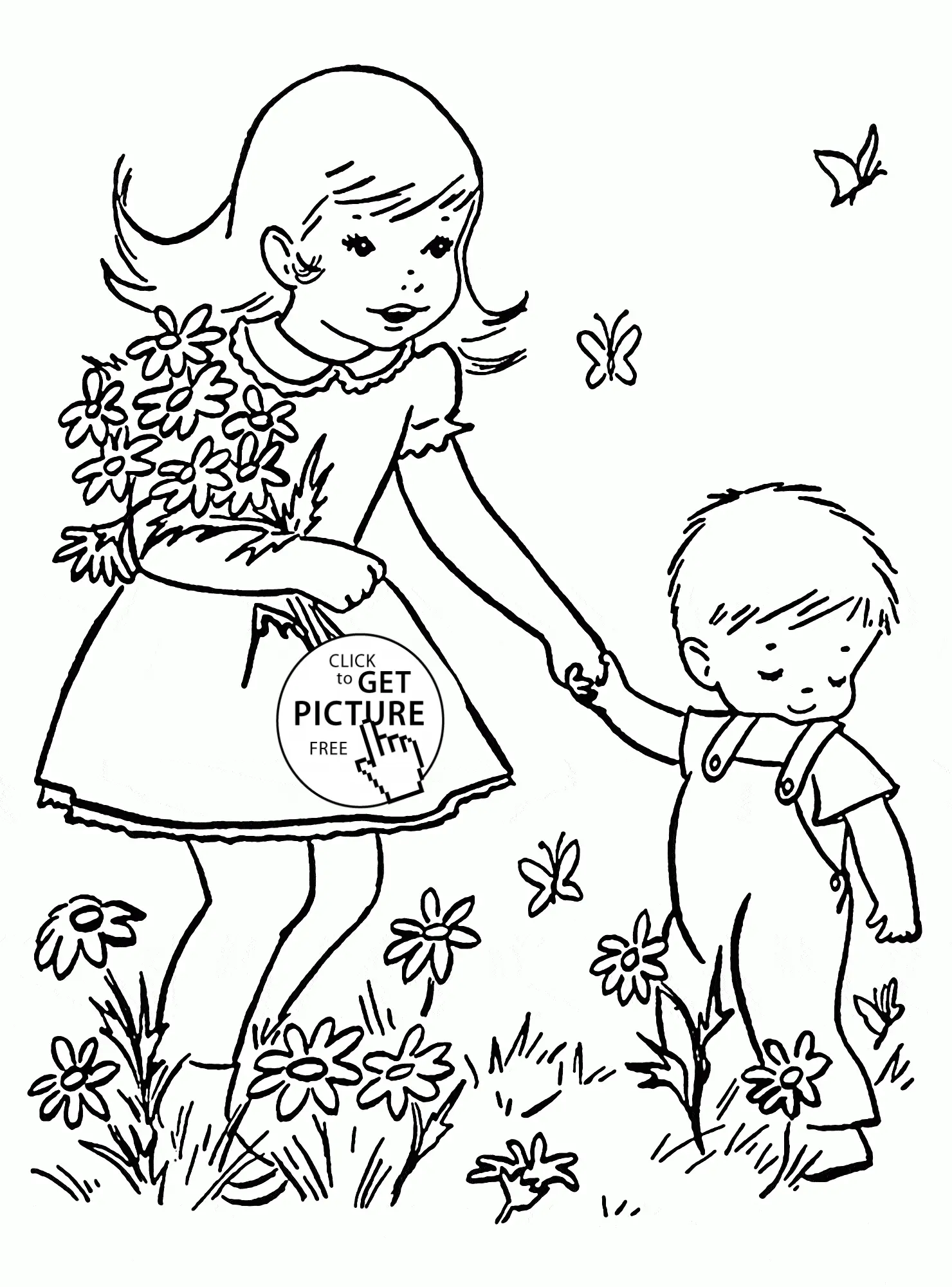Spring Flowers Coloring Pages 32