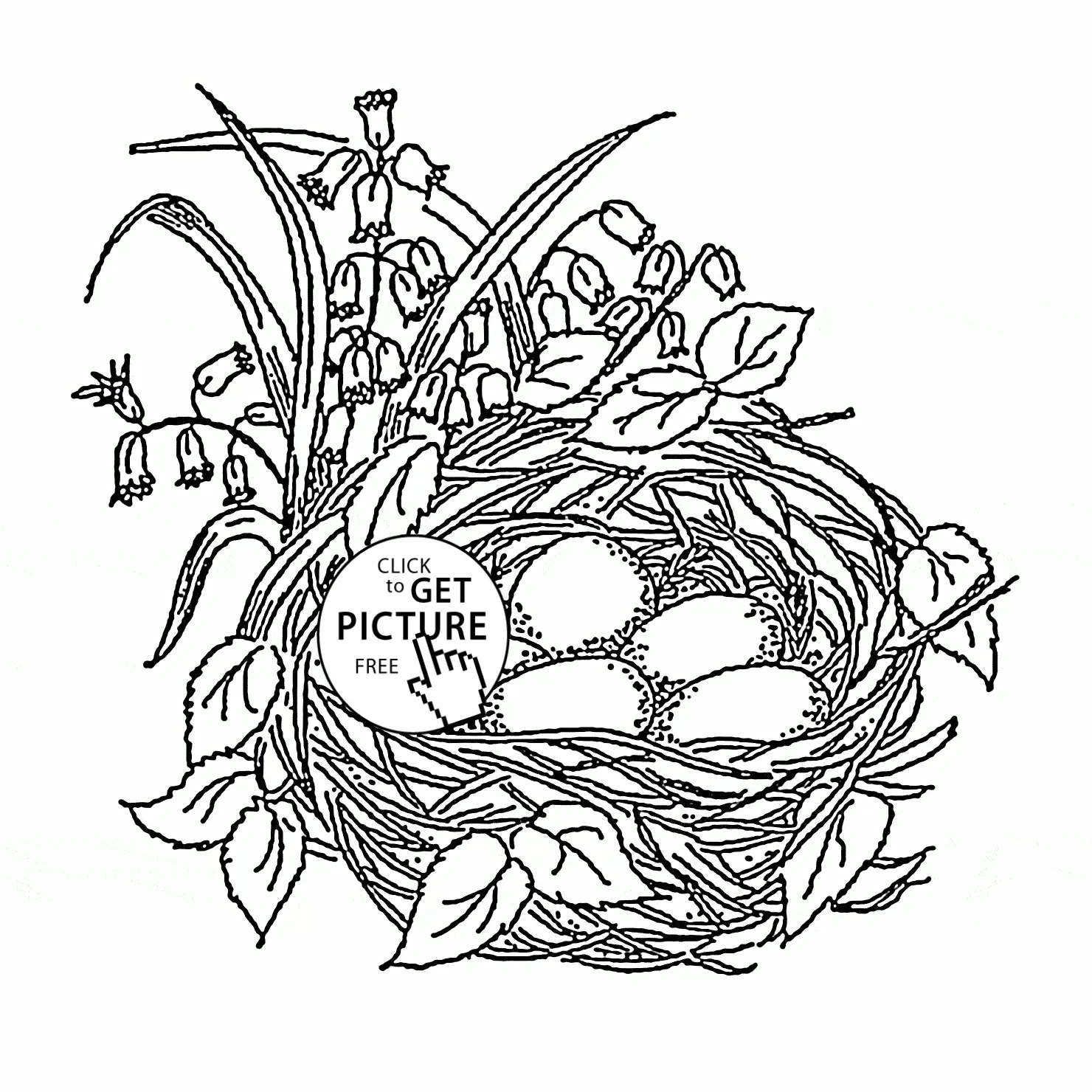 Spring Flowers Coloring Pages 33