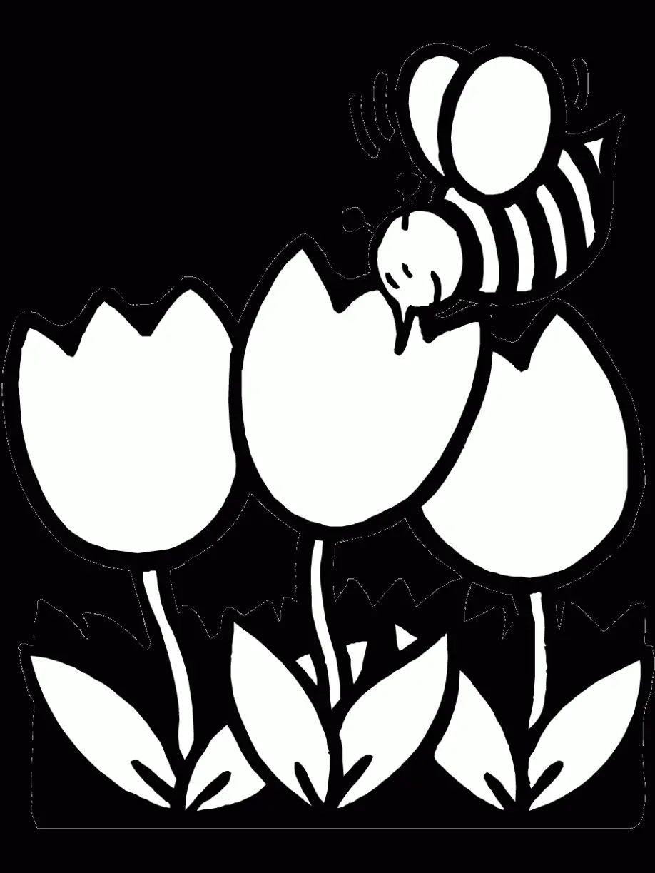 Spring Flowers Coloring Pages 36