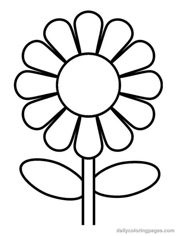 Spring Flowers Coloring Pages 37