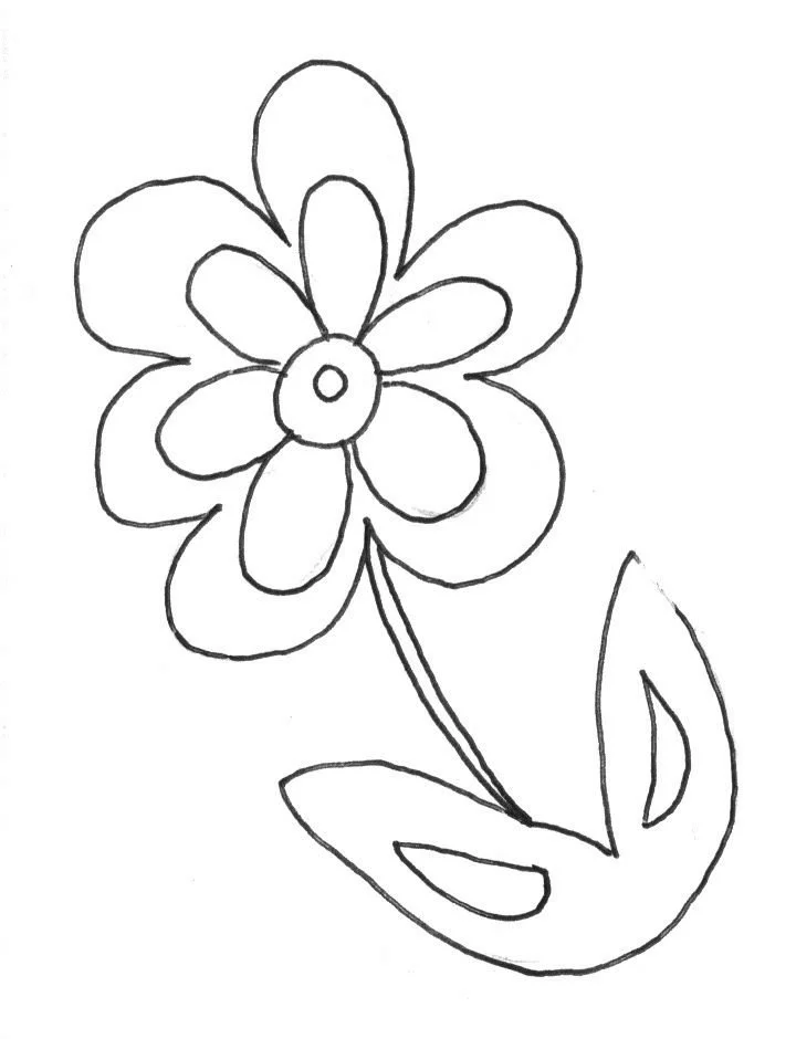 Spring Flowers Coloring Pages 8