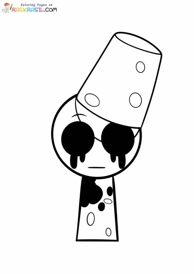 Sprunki Corruptbox para Colorear 14