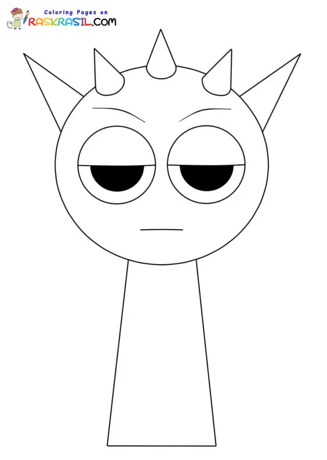 Sprunki Incredibox Coloring pages 14