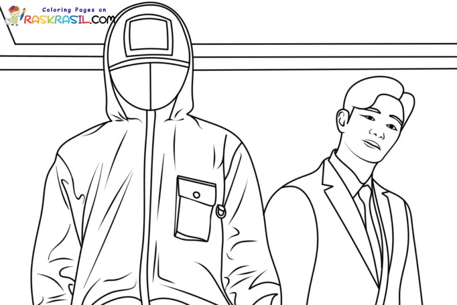 Squid Game 2 Coloring Pages 17