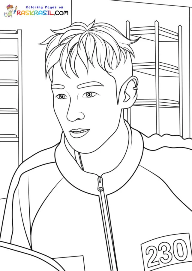Squid Game 2 Coloring Pages 2