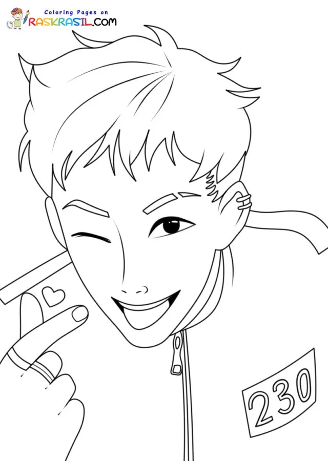 Squid Game 2 Coloring Pages 3