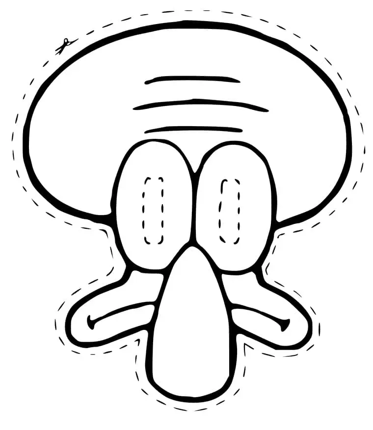 Calamardo Para Colorear 10