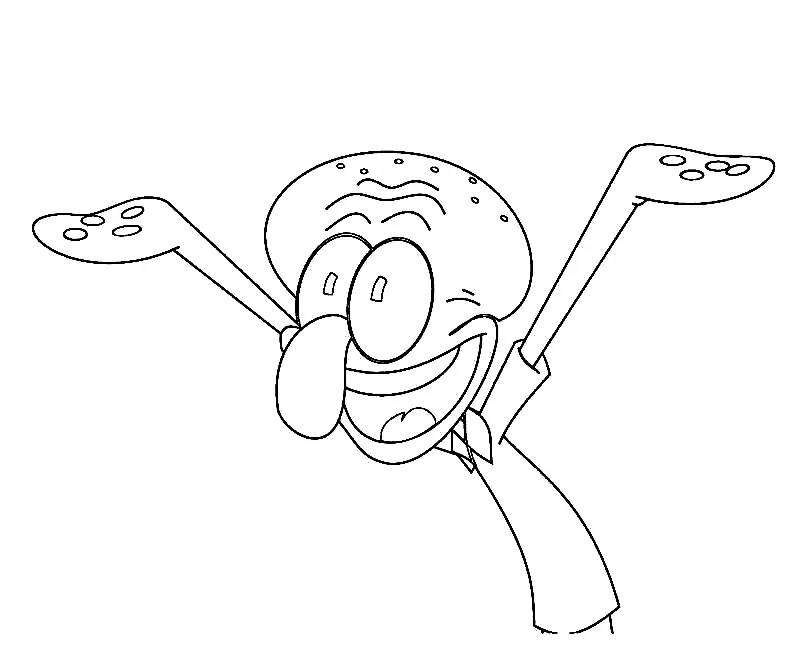 Calamardo Para Colorear 16