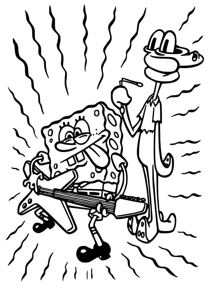 Calamardo Para Colorear 22