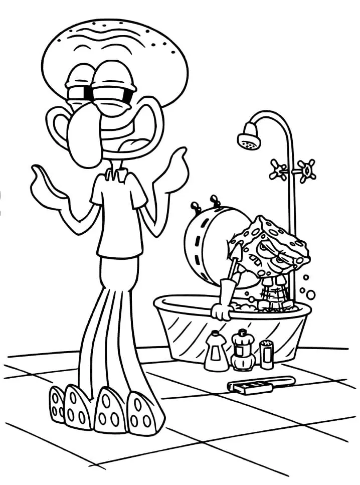 Calamardo Para Colorear 23