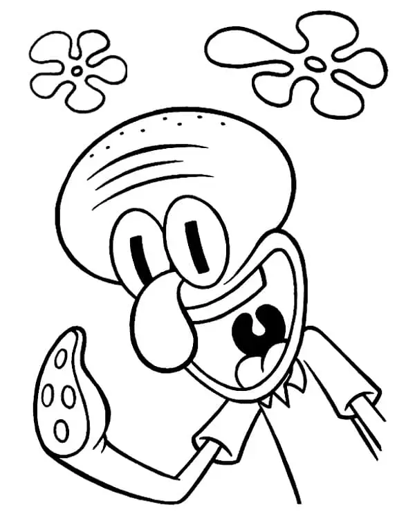 Calamardo Para Colorear 24