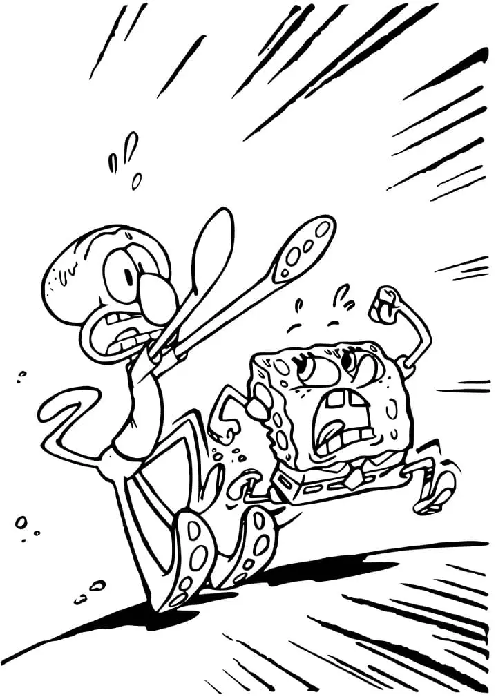 Calamardo Para Colorear 26