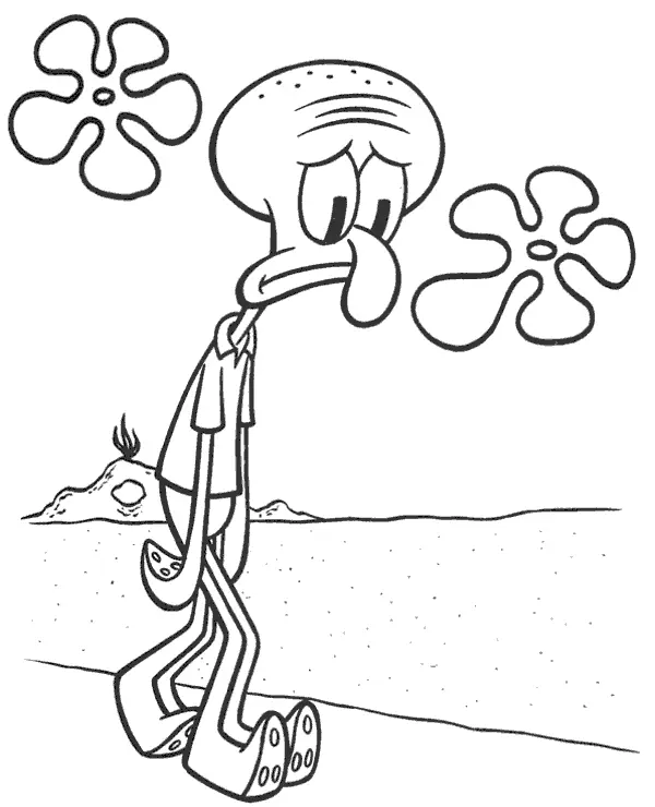 Calamardo Para Colorear 29