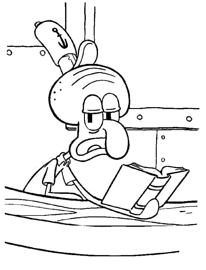 Calamardo Para Colorear 35