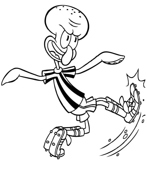 Calamardo Para Colorear 38