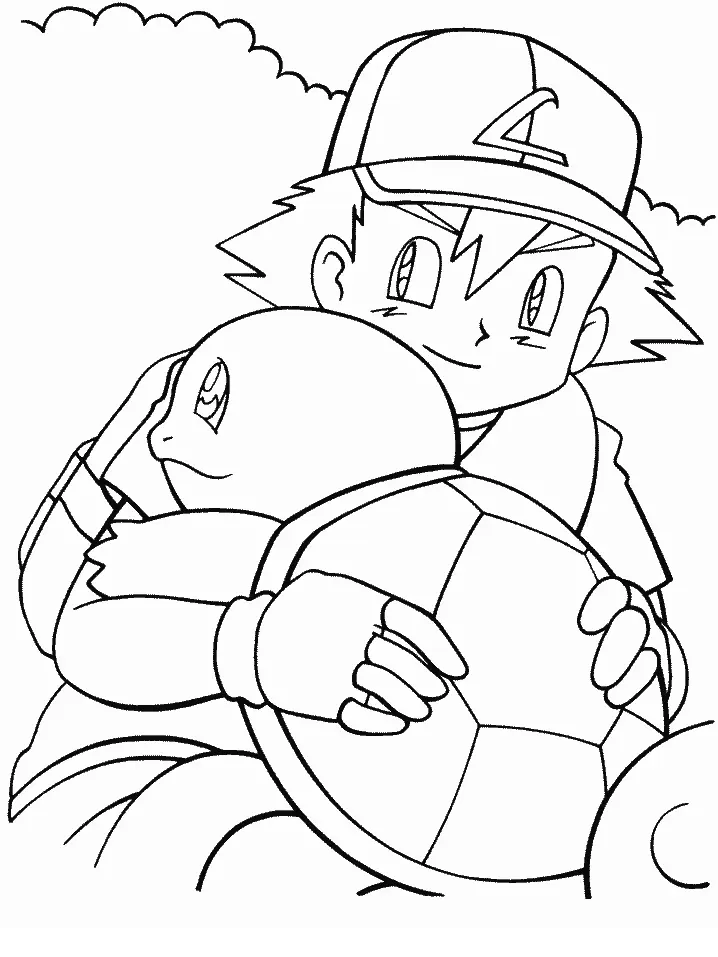 Squirtle Ausmalbilder 12