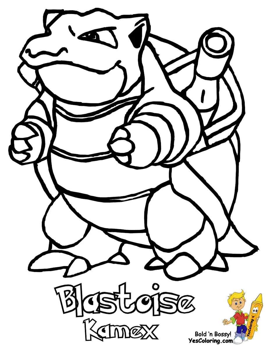 Squirtle Ausmalbilder 15