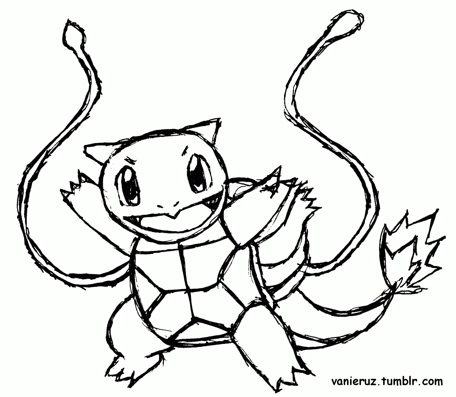 Squirtle Ausmalbilder 16