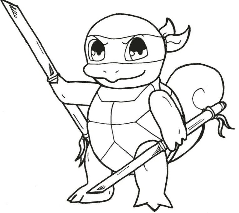 Squirtle Ausmalbilder 19