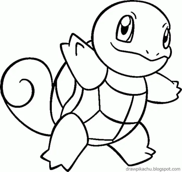 Squirtle Ausmalbilder 28