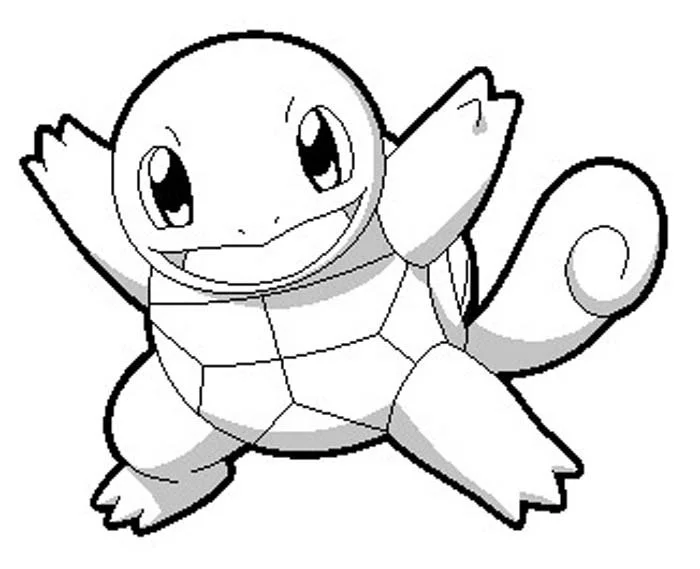 Squirtle Ausmalbilder 29