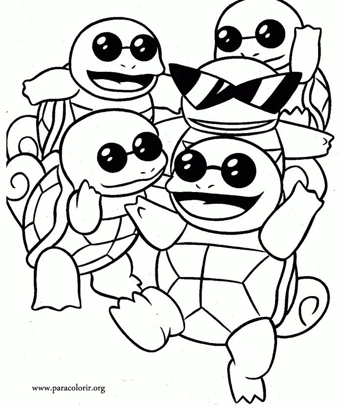 Squirtle Ausmalbilder 3