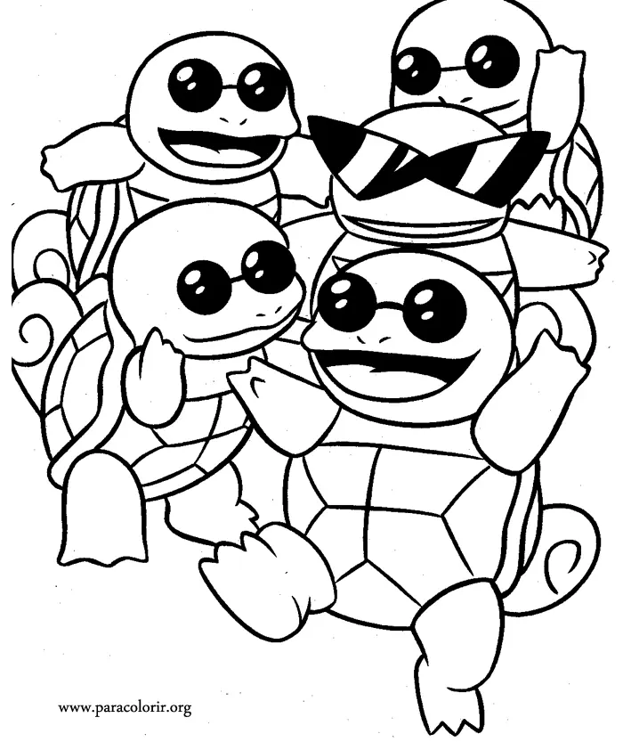 Squirtle Ausmalbilder 31