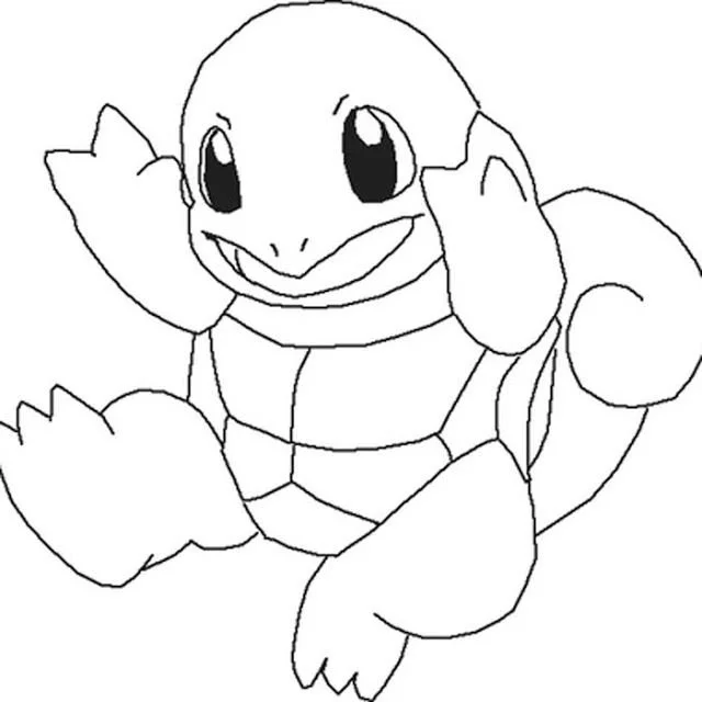 Squirtle Ausmalbilder 34