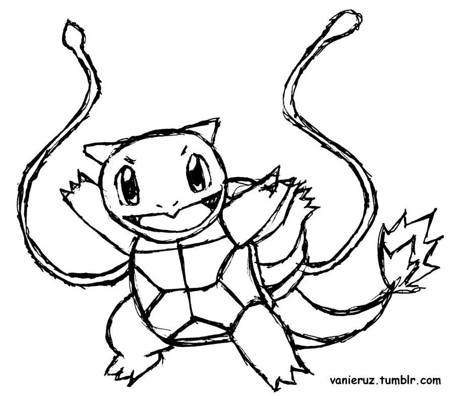 Squirtle Ausmalbilder 35