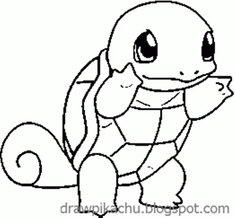 Squirtle Ausmalbilder 5