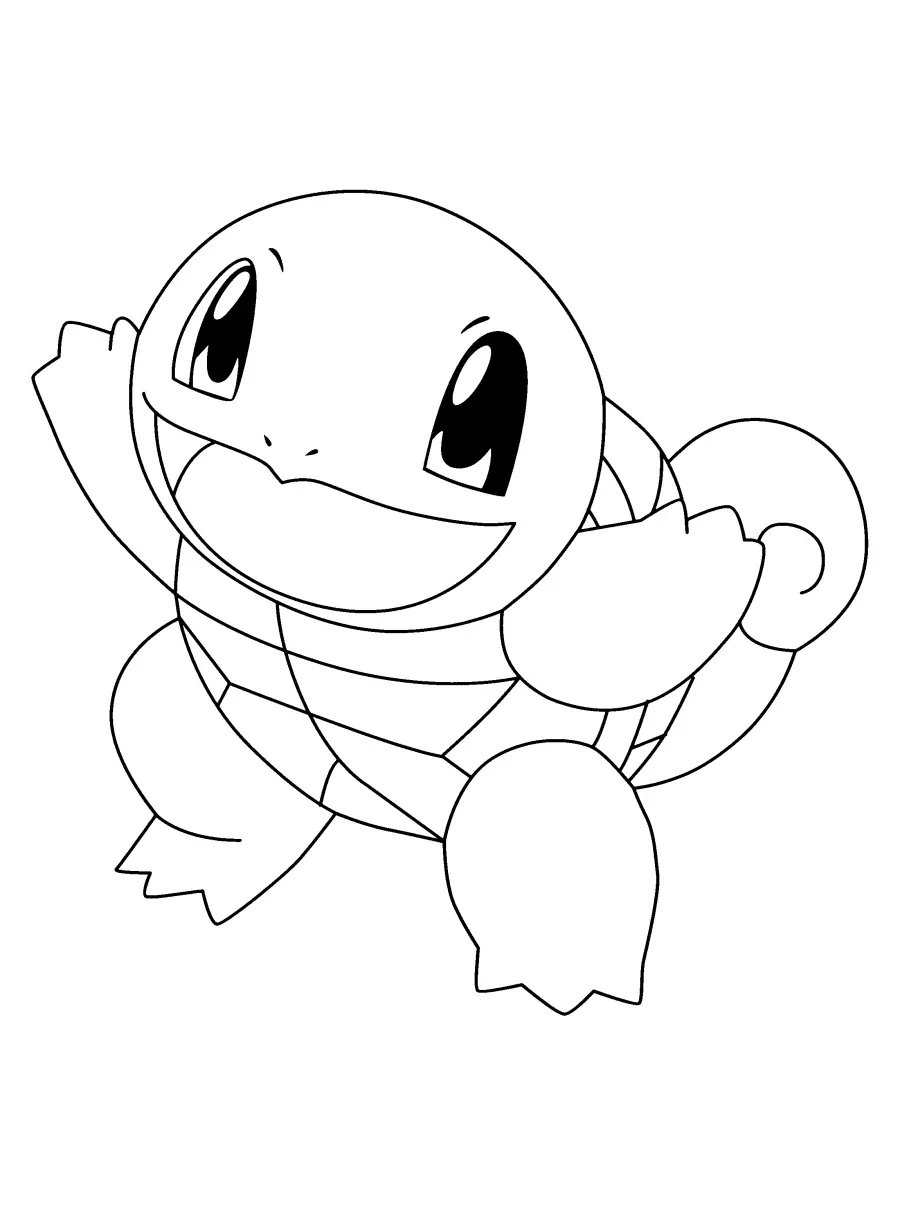Squirtle Ausmalbilder 6