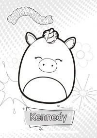 Desenhos de Squishmallow Para Colorir 1