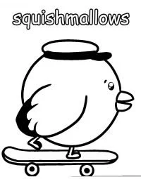 Desenhos de Squishmallow Para Colorir 37