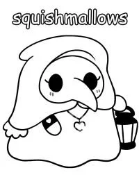 Desenhos de Squishmallow Para Colorir 42