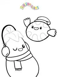 Desenhos de Squishmallow Para Colorir 45