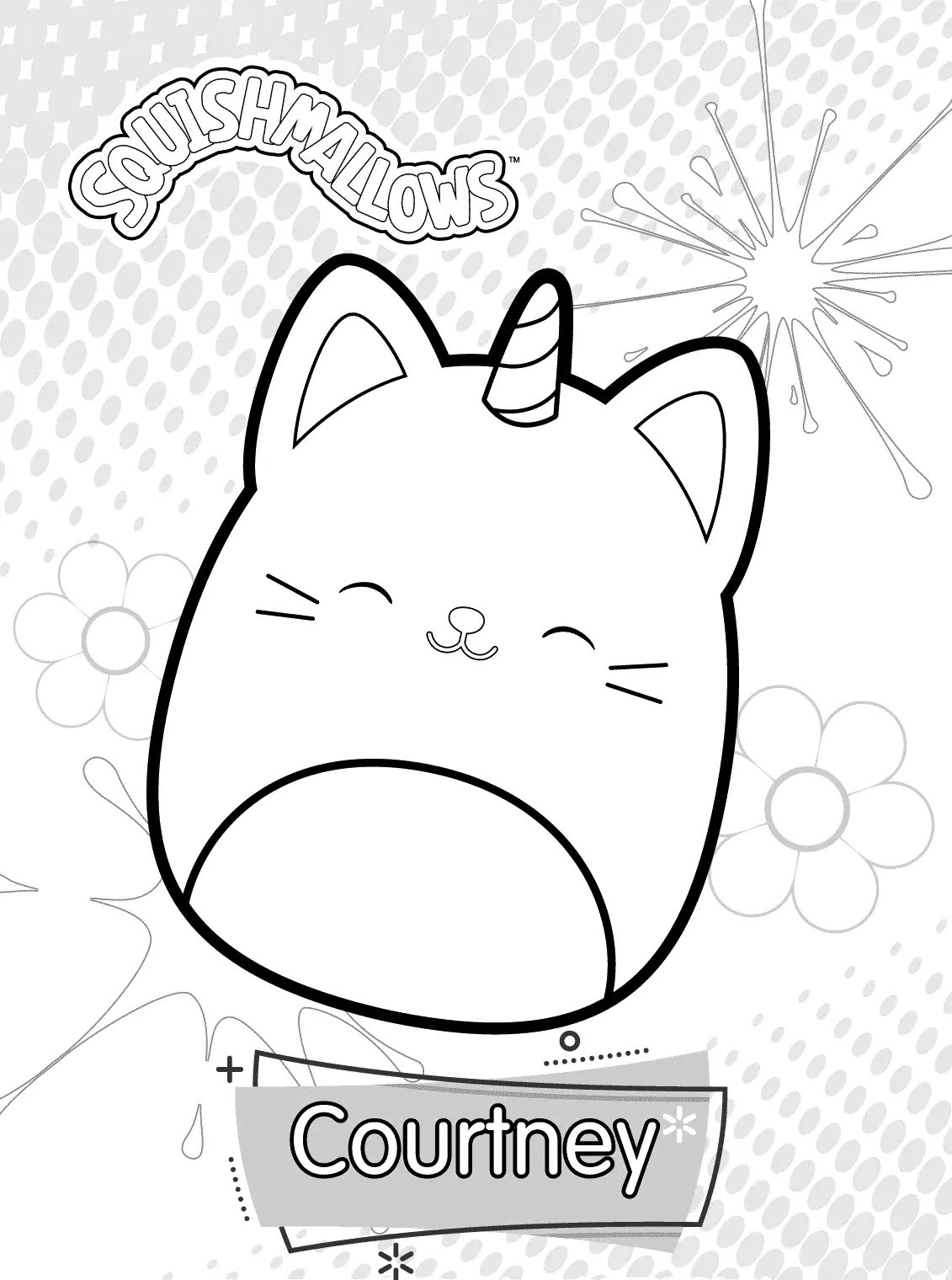 Desenhos de Squishmallow Para Colorir 53