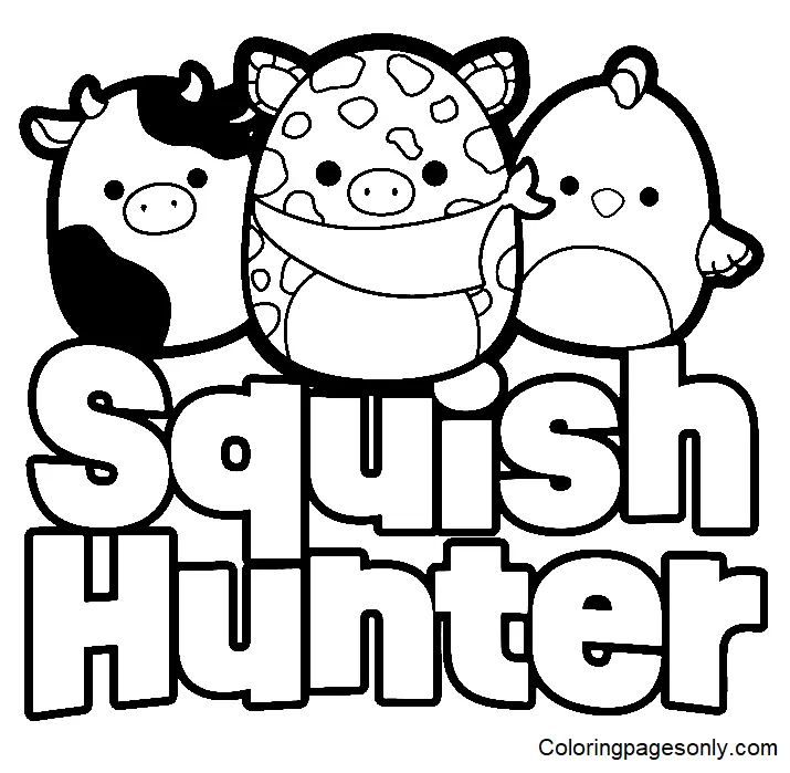 Desenhos de Squishmallow Para Colorir 58