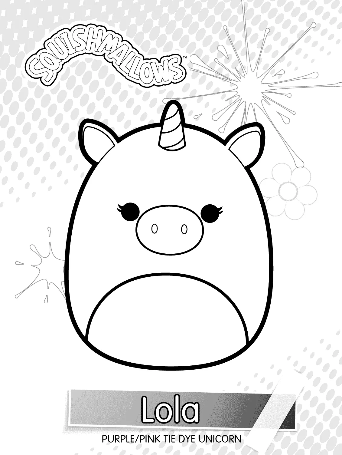 Desenhos de Squishmallow Para Colorir 64