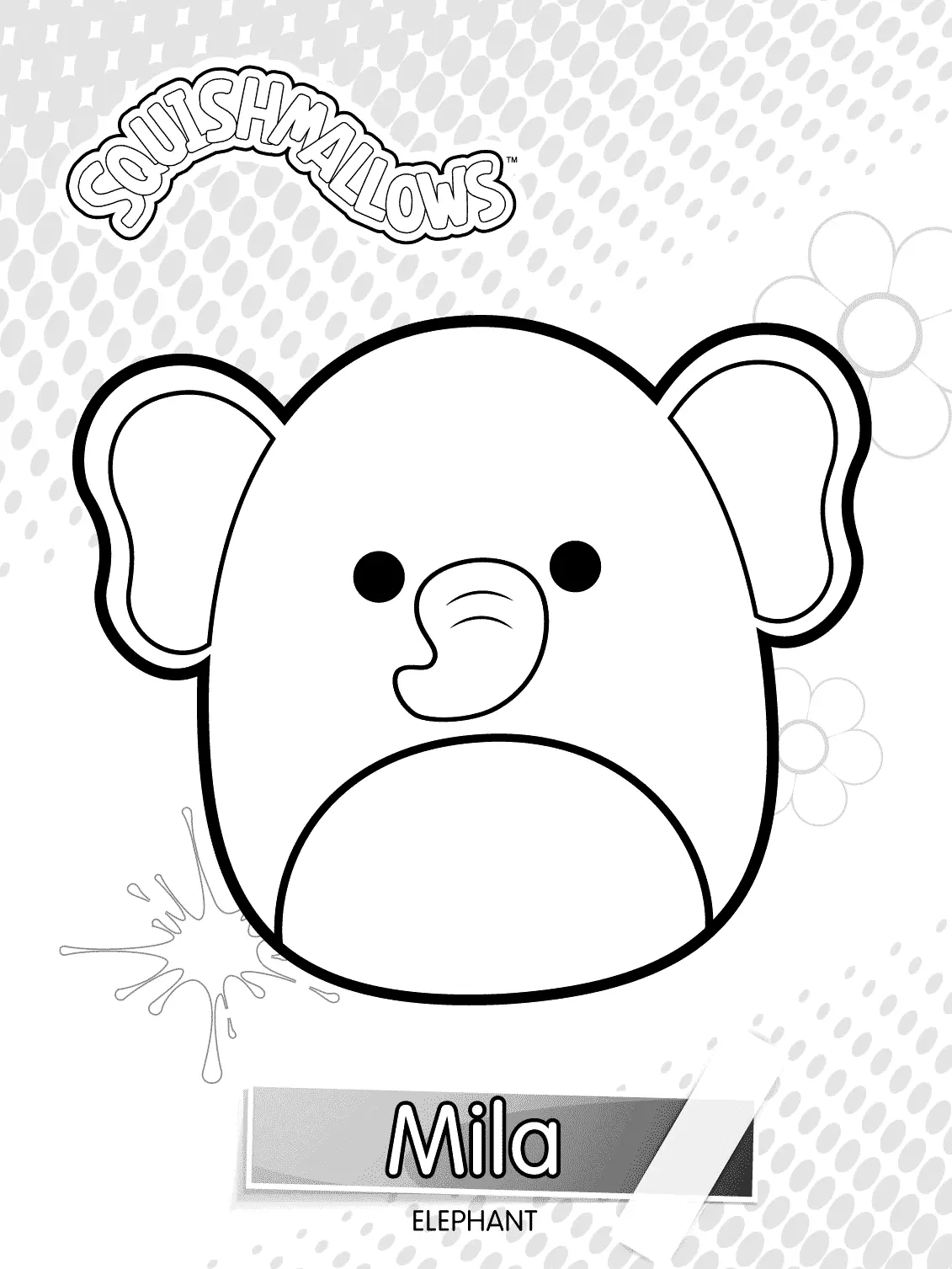 Desenhos de Squishmallow Para Colorir 70