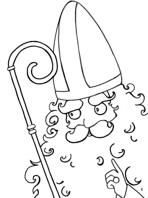 San Nicolas Para Colorear 44