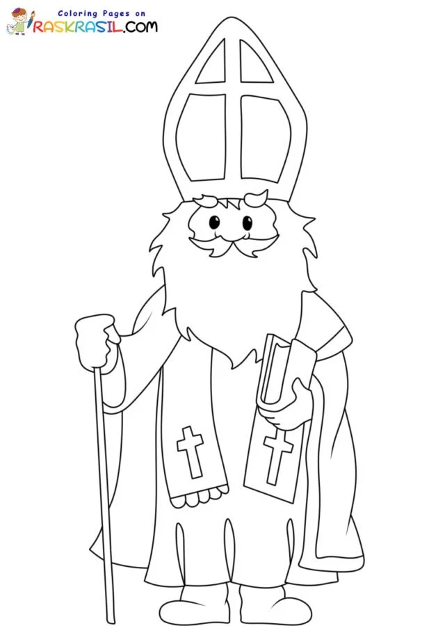 San Nicolas Para Colorear 52