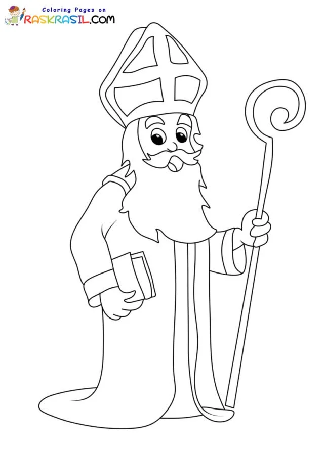 San Nicolas Para Colorear 53