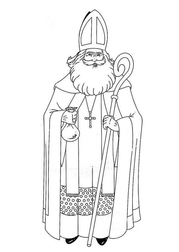 San Nicolas Para Colorear 57