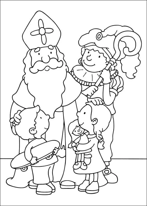 San Nicolas Para Colorear 90