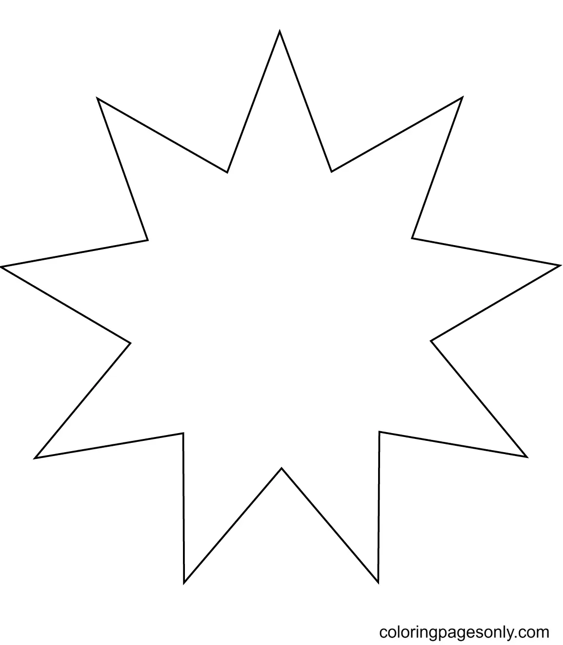 Stern Ausmalbilder 28