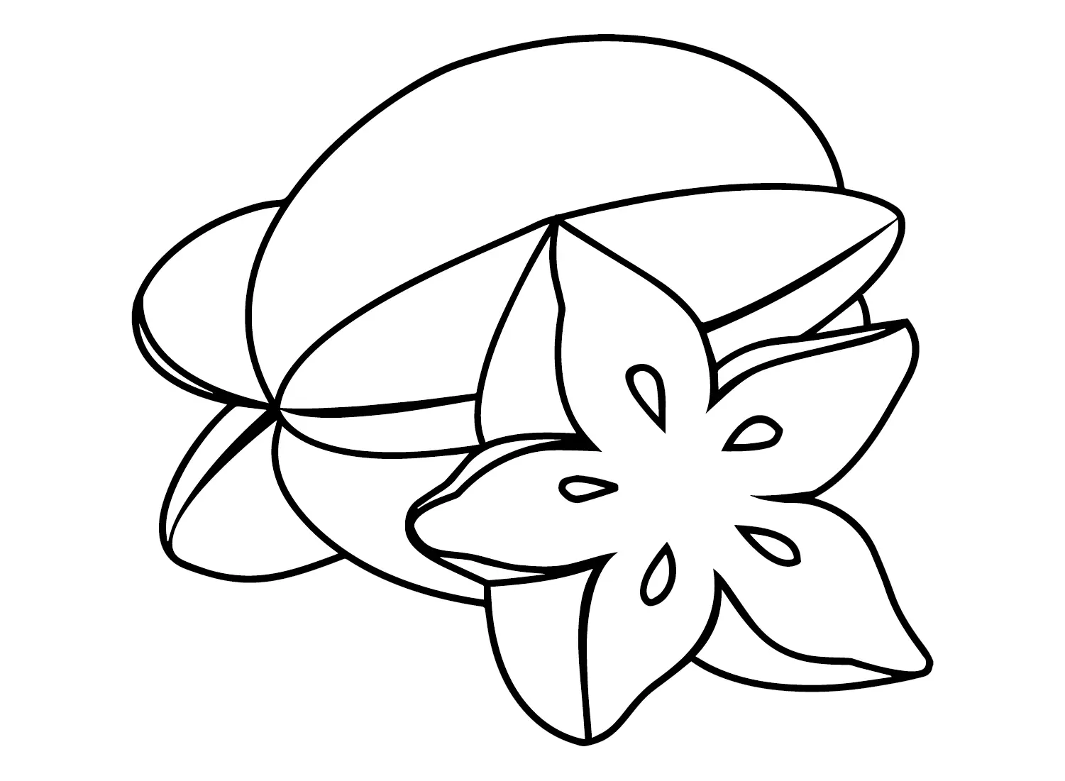Desenhos de Carambola Para Colorir 15