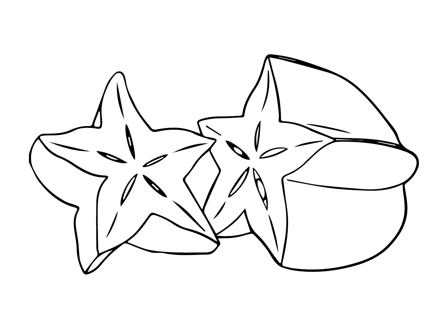 Desenhos de Carambola Para Colorir 20
