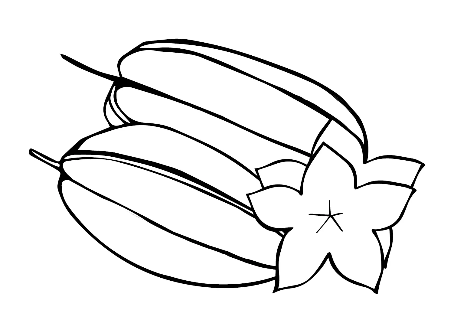 Desenhos de Carambola Para Colorir 21