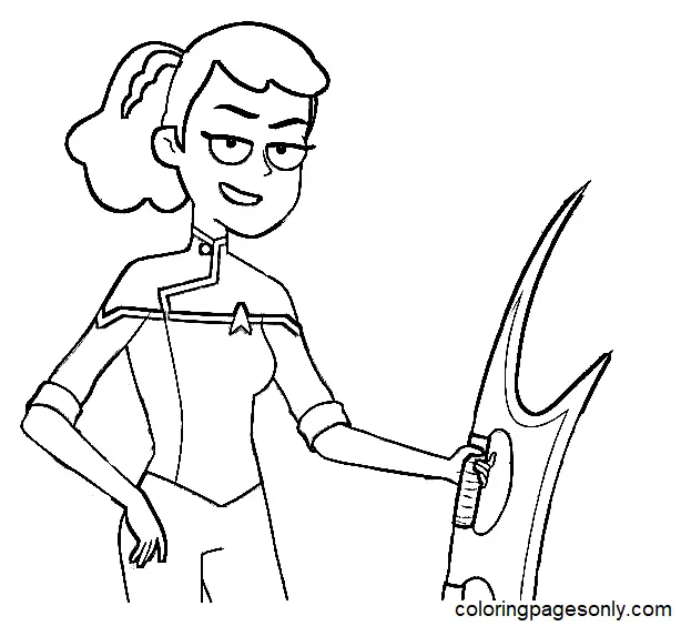 Star Trek Lower Decks Coloring Pages 19